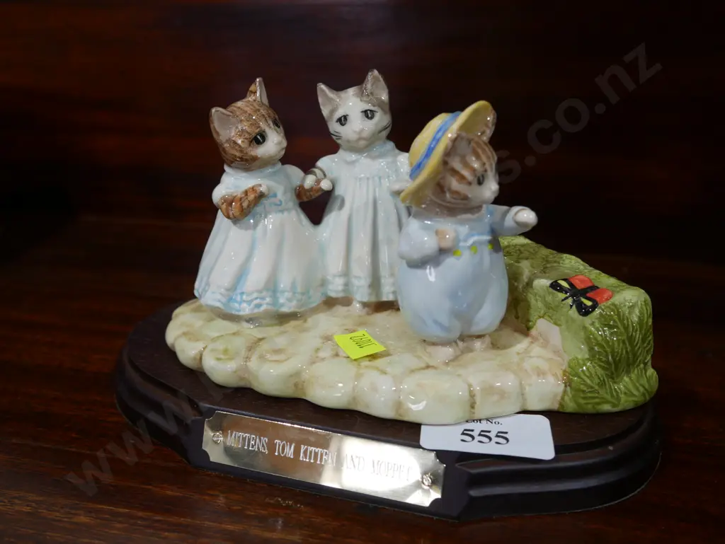 Beswick Beatrix Potter- Mittens, Tom Kitten and Moppet Image 1++