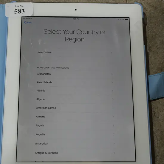 Apple iPad - reset & unlocked