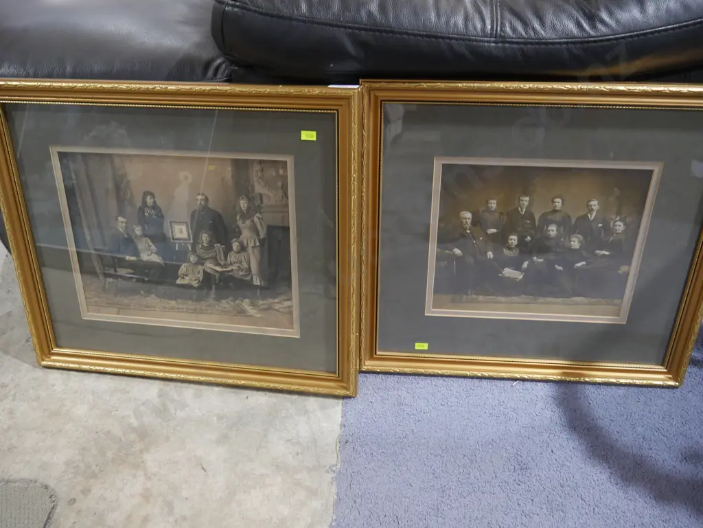 2 framed photographs Image 1++