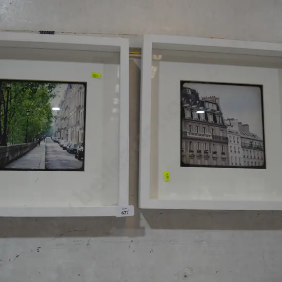 2 framed photographs