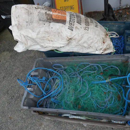 Assorted fishing nets