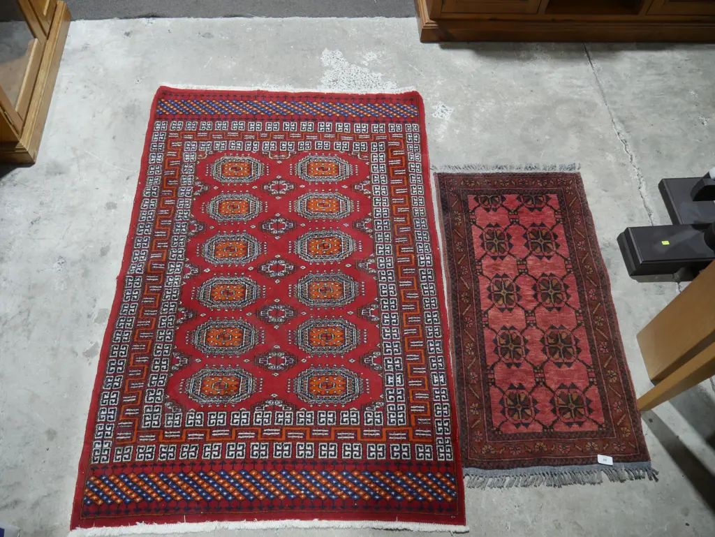 Two hand knotted floor rugs Image 1++