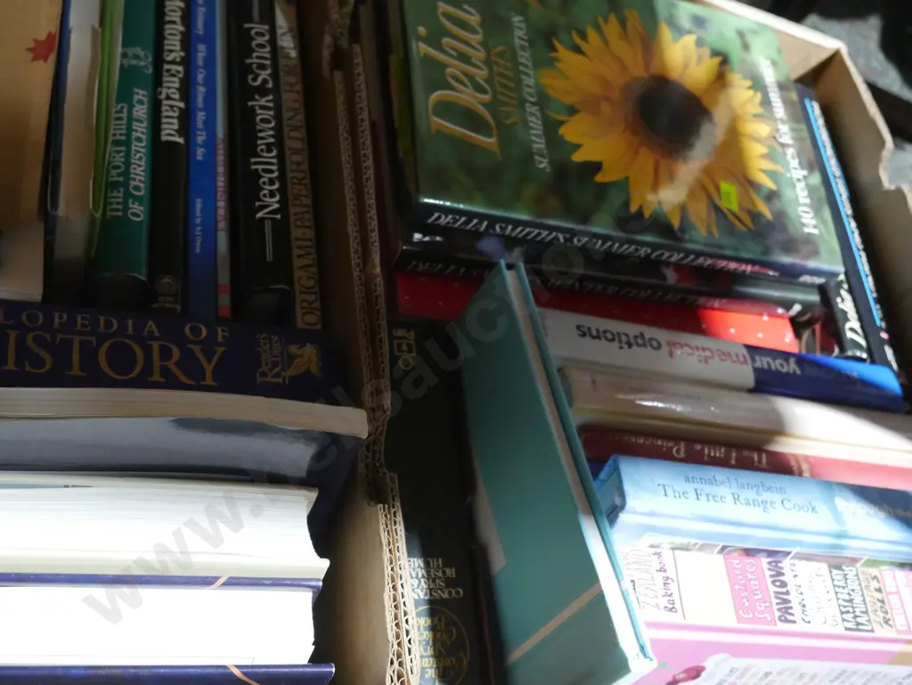 Five boxes of books Image 1++