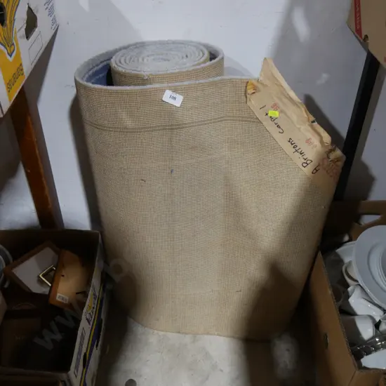 Roll of carpet off cut