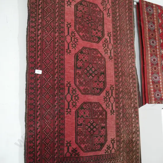 Hand knotted hall runner