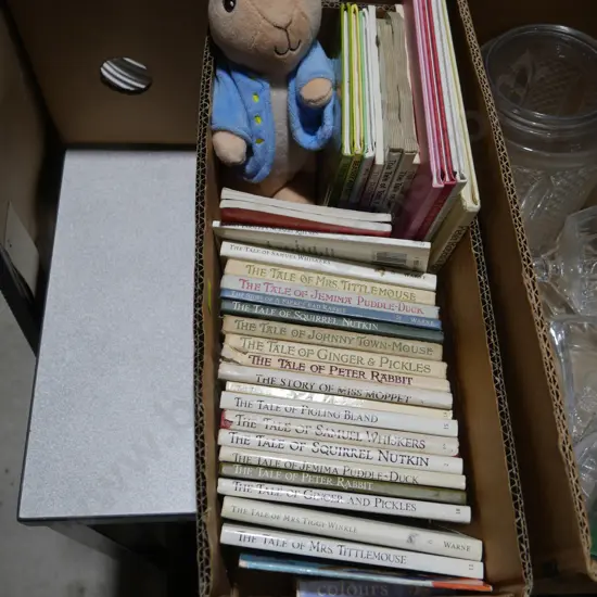 Beatrix Potter books and toy