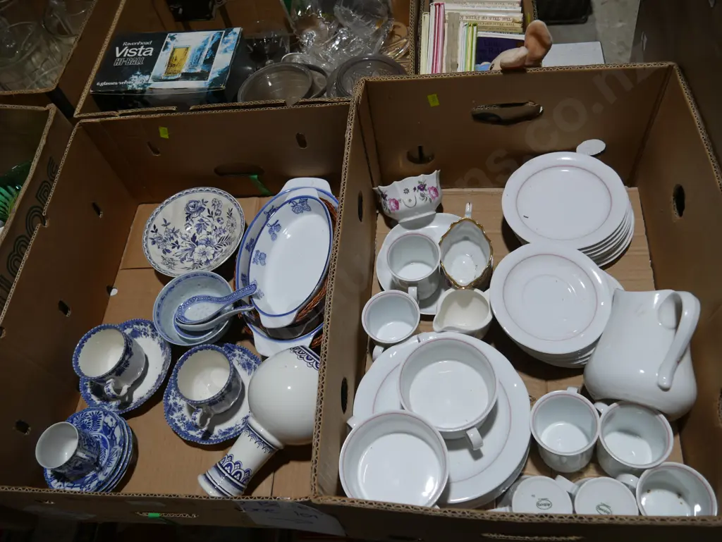 Two boxes of china Image 1++