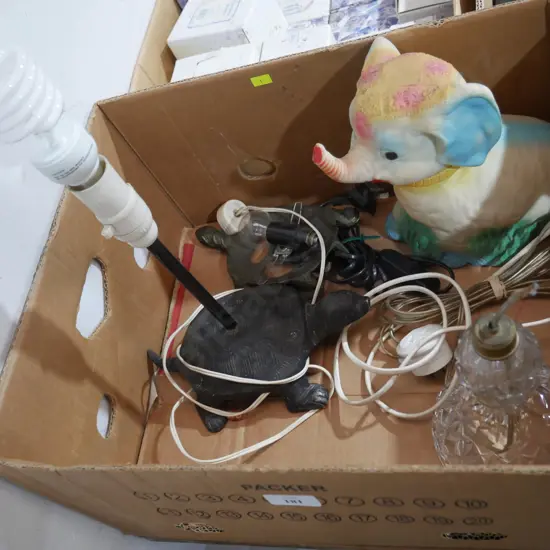 Turtle base lamps etc