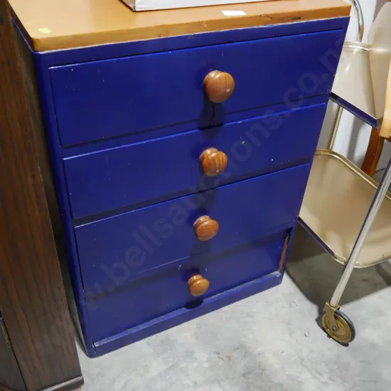 Painted chest of drawers