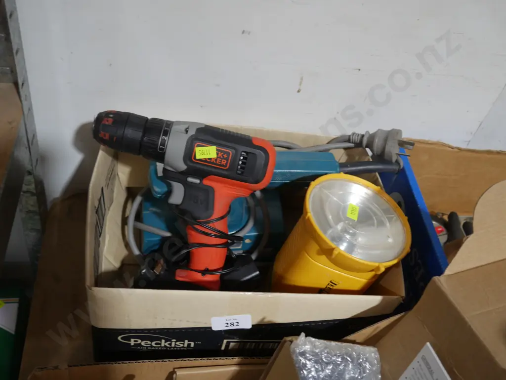 Torch, drill, and sander Image 1++