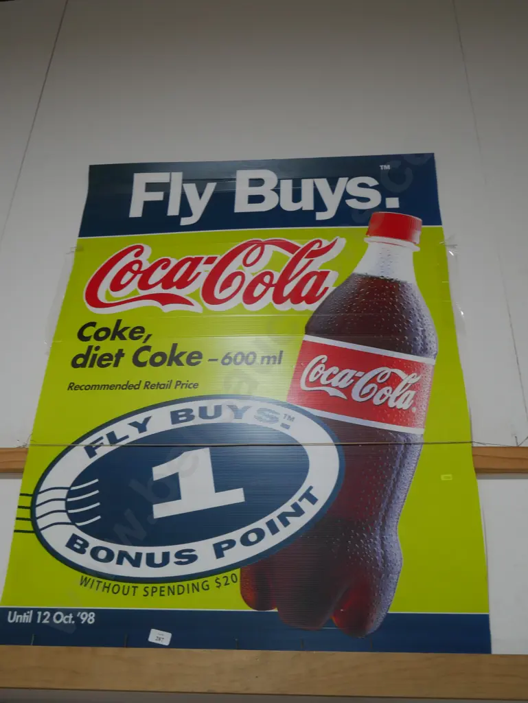 Fly Buys Coca cola sign Image 1++