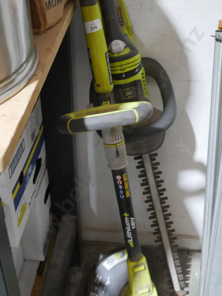 Ryobi hedge trimmer and weed eater Image 1++