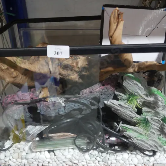 Small aquarium and accessories