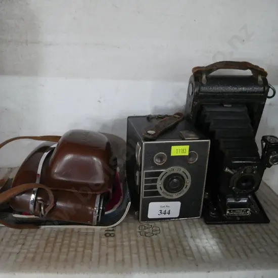 Assorted cameras