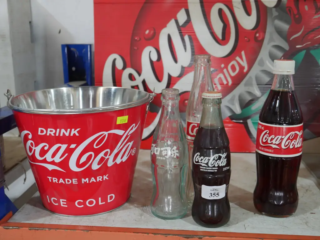 Coca-Cola bottles and bucket Image 1++