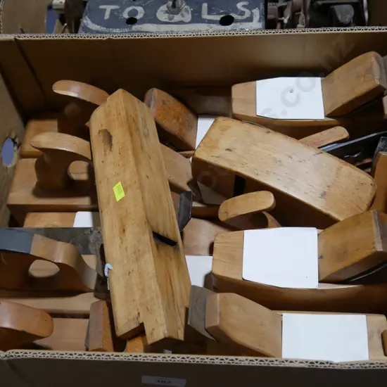 Box of wood planes