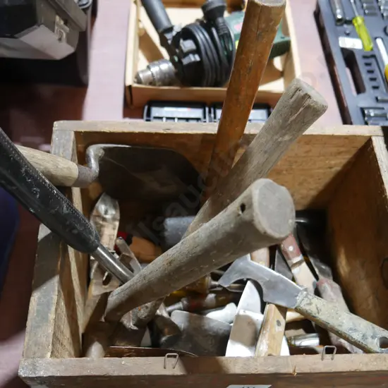 Hammers scrapers etc