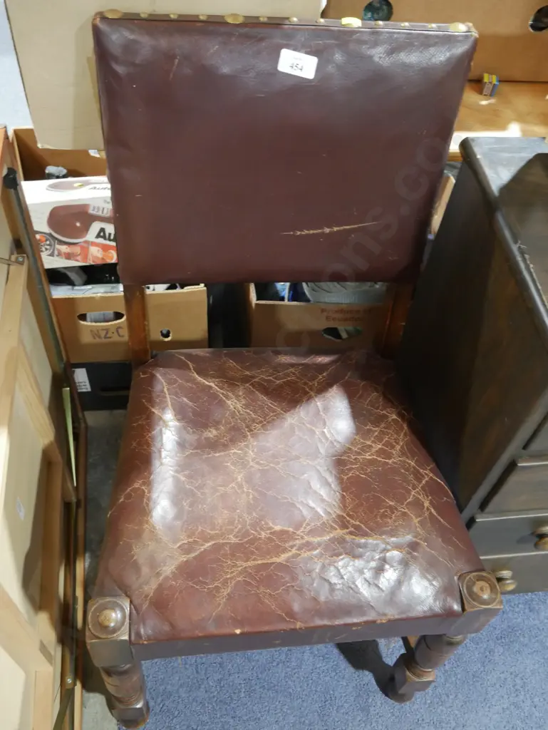 Leather dining chair Image 1++