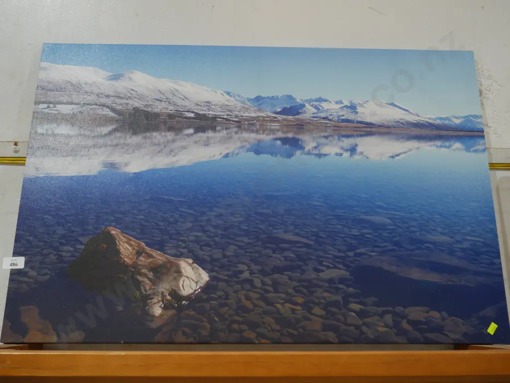 Canvas mountain lake picture Image 1++