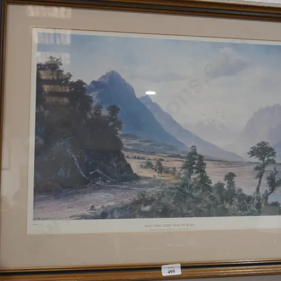 Wilson. L. W. West coast road near the Bealey print