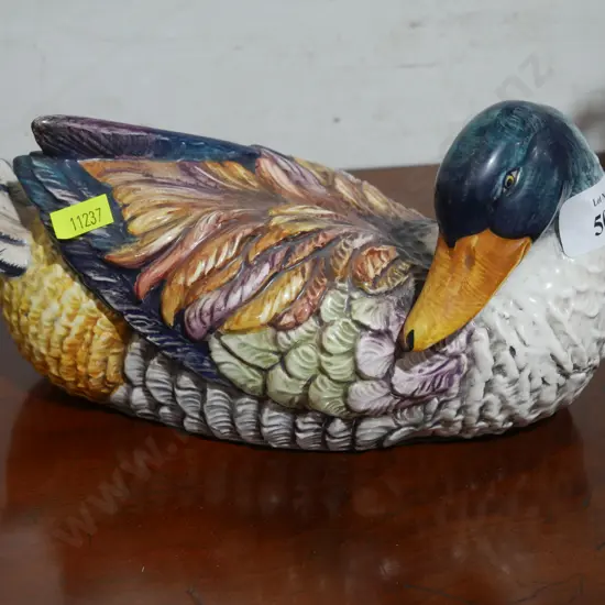 Porcelain duck