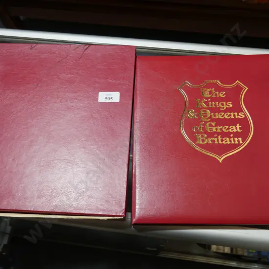 Boxed  kings and queens stamps