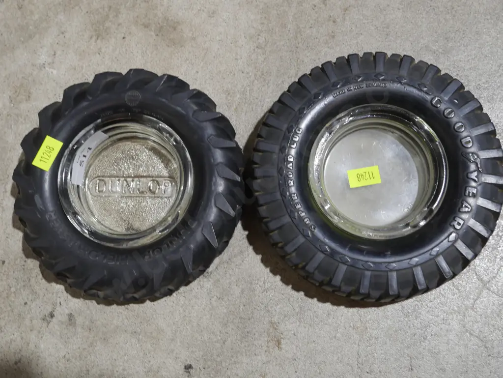 Two tyre ashtrays Image 1++