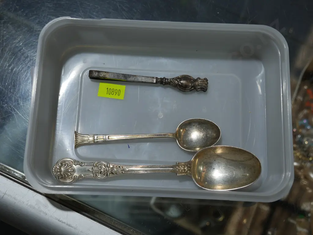 Sterling silver spoon etc Image 1++