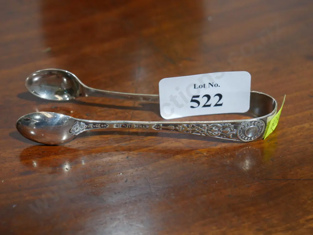 Stirling silver tongs Image 1++