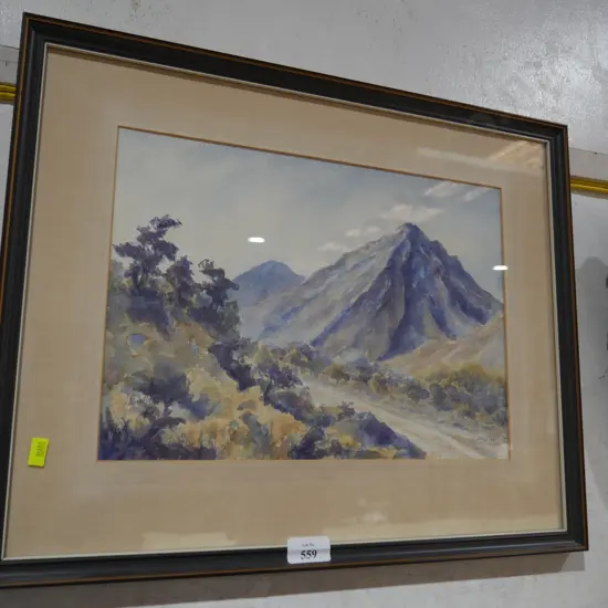 J.R. Allan water colour