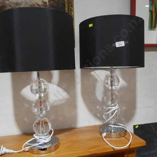 Pair of table lamps