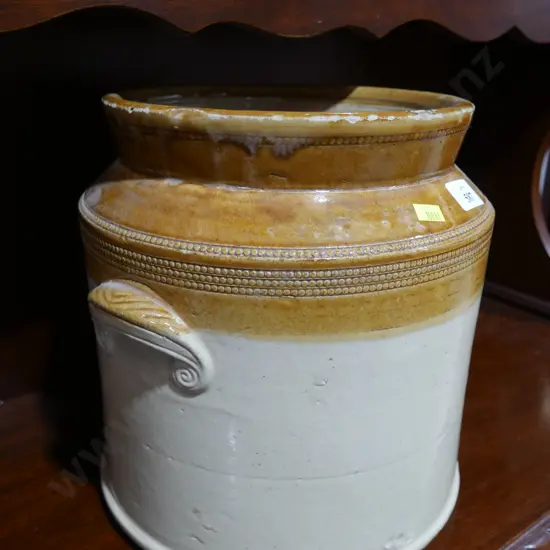 Large wide mouth stone crock