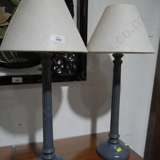 Pair of table lamps