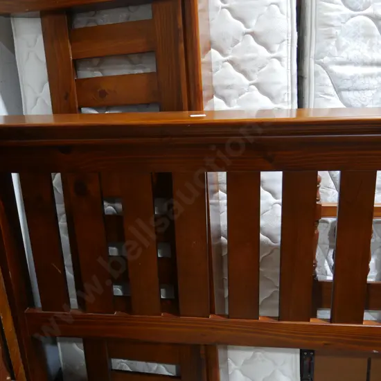 Wooden bed ends queen