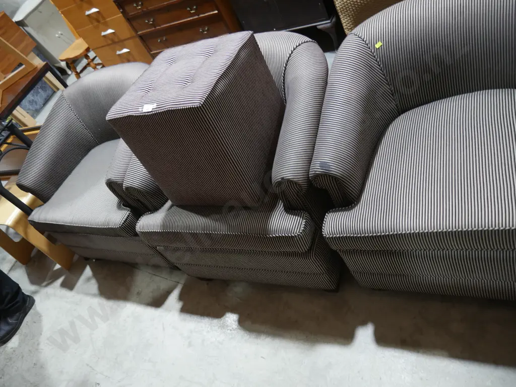 3 tub chairs and puff Image 1++