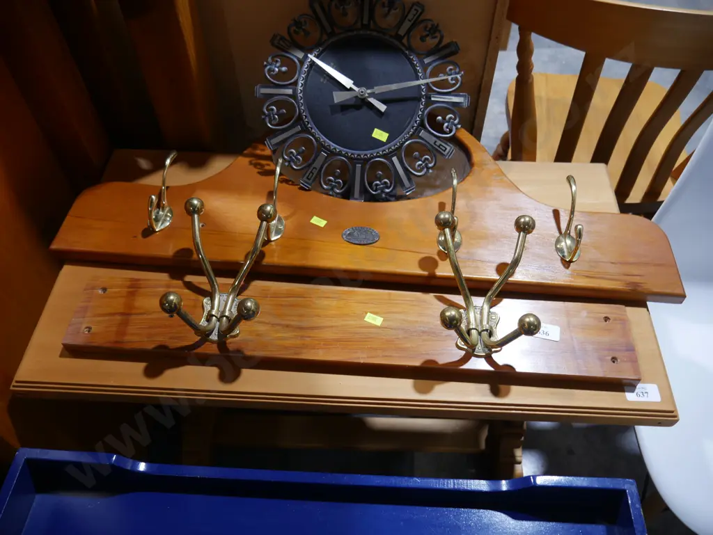 Coat racks And clock Image 1++