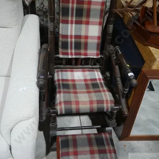 Rocking chair and stool