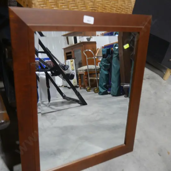 Bevelled edge mirror