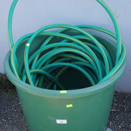 Hose and bucket
