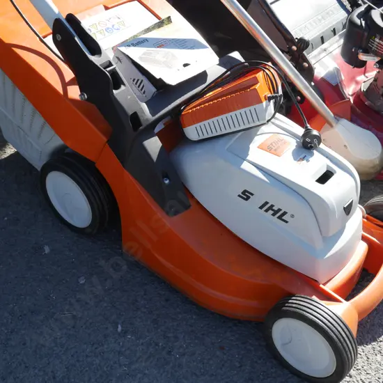 Stihl lawnmower and grass trimmer