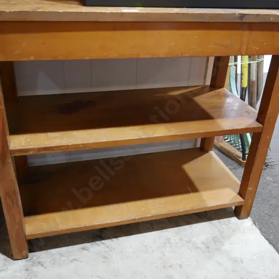 Wooden shelf