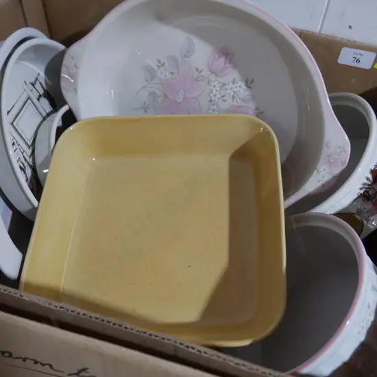 Assortment of platters