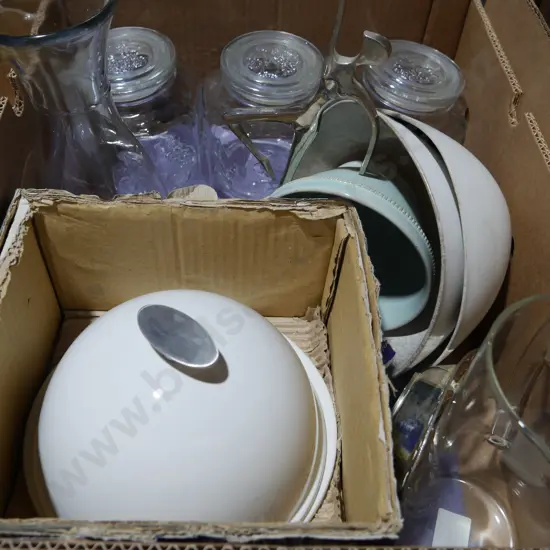 Glass kitchen containers ect