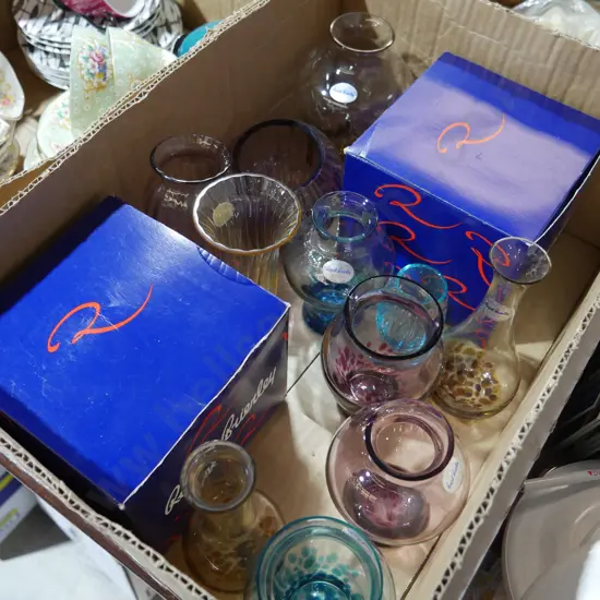 Brierley crystal vases etc