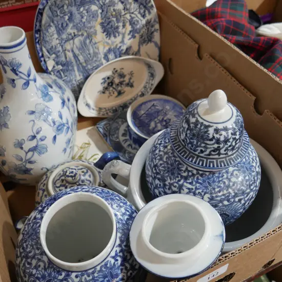 Blue and white china