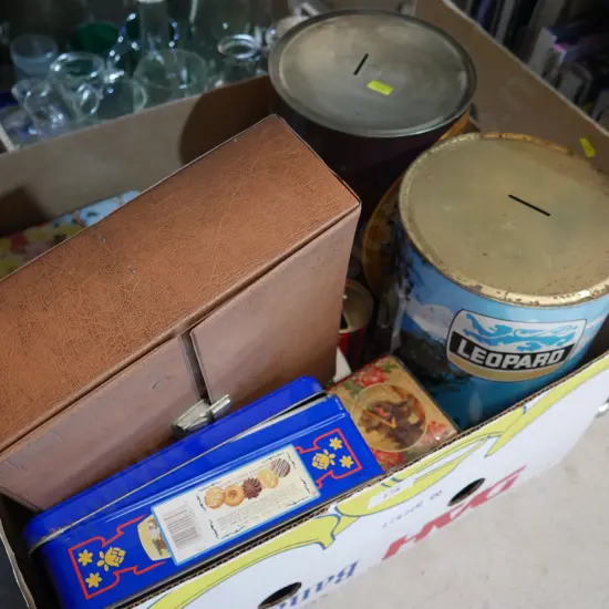 Tins etc