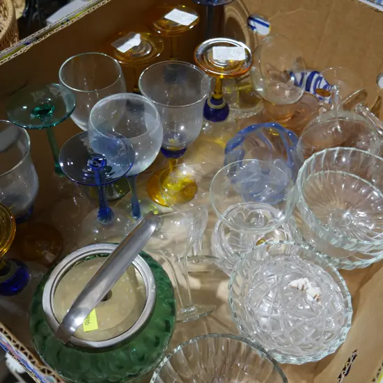 Glassware etc