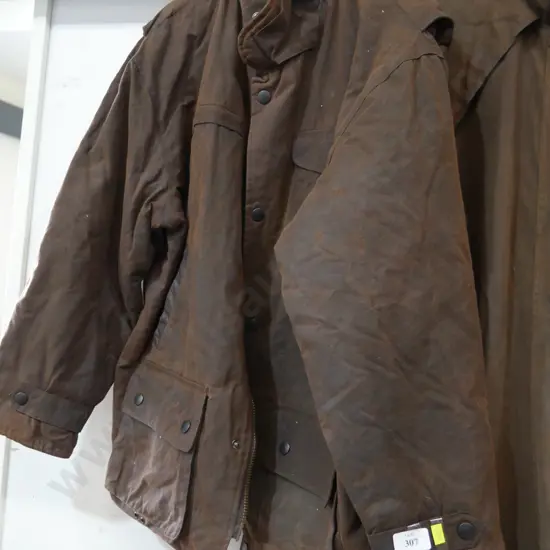 Oil skin jacket