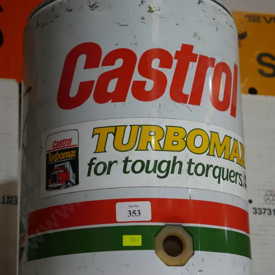 Castrol oil can