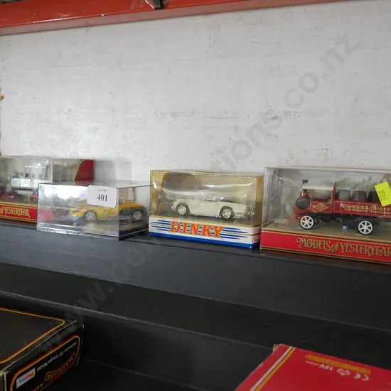 4 model cars